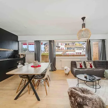 Lejlighed Center With Fireplace And Parking Crans-Montana